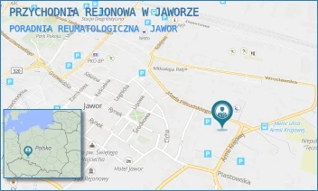 PORADNIA REUMATOLOGICZNA - PRZYCHODNIA REJONOWA W JAWORZE - UL. JÓZEFA PIŁSUDSKIEGO 10,  JAWOR