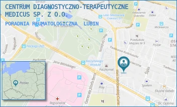 PORADNIA REUMATOLOGICZNA - CENTRUM DIAGNOSTYCZNO-TERAPEUTYCZNE MEDICUS SP. Z O.O. - UL. SŁONECZNA 1,  LUBIN