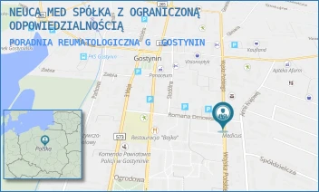 PORADNIA REUMATOLOGICZNA G - ŚWIAT ZDROWIA OPERATOR MEDYCZNY SPÓŁKA Z OGRANICZONĄ ODPOWIEDZIALNOŚCIĄ - WOJSKA POLSKIEGO 35,  GOSTYNIN