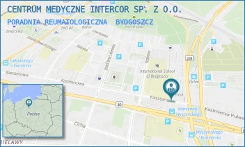 PORADNIA REUMATOLOGICZNA - CENTRUM MEDYCZNE INTERCOR SP. Z O.O. - KASZTANOWA 57,  BYDGOSZCZ