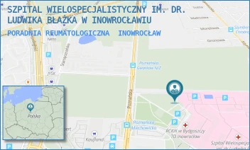 PORADNIA REUMATOLOGICZNA - SZPITAL WIELOSPECJALISTYCZNY IM. DR. LUDWIKA BŁAŻKA W INOWROCŁAWIU - POZNAŃSKA 97,  INOWROCŁAW