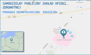 PORADNIA REUMATOLOGICZNA - SAMODZIELNY PUBLICZNY ZAKŁAD OPIEKI ZDROWOTNEJ - SZPITALNA 3,  RADZIEJÓW