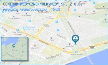 PORADNIA REUMATOLOGICZNA - CENTRUM MEDYCZNE "OLK-MED" SP. Z O.O. - PLAC 18 STYCZNIA 4,  TORUŃ