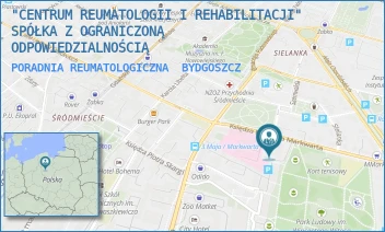 PORADNIA REUMATOLOGICZNA - "CENTRUM REUMATOLOGII I REHABILITACJI" SPÓŁKA Z OGRANICZONĄ ODPOWIEDZIALNOŚCIĄ - KS. MARKWARTA 8,  BYDGOSZCZ