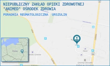 PORADNIA REUMATOLOGICZNA - NIEPUBLICZNY ZAKŁAD OPIEKI ZDROWOTNEJ "ANIMED" OŚRODEK ZDROWIA - NOWA 2,  URSZULIN