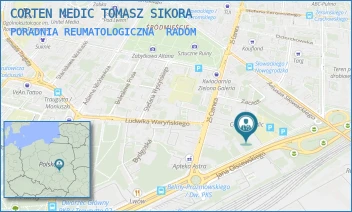 PORADNIA REUMATOLOGICZNA - CORTEN MEDIC TOMASZ SIKORA - BELINY PRAZMOWSKIEGO 33 A,  RADOM