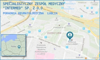 PORADNIA REUMATOLOGICZNA - SPECJALISTYCZNY ZESPÓŁ MEDYCZNY "INTERMED" SP. Z O.O. - GŁOWACKIEGO 35,  LUBLIN