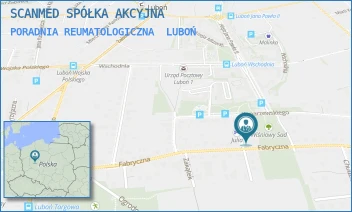 PORADNIA REUMATOLOGICZNA - SCANMED SPÓŁKA AKCYJNA - STEFANA ŻEROMSKIEGO 1,  LUBOŃ