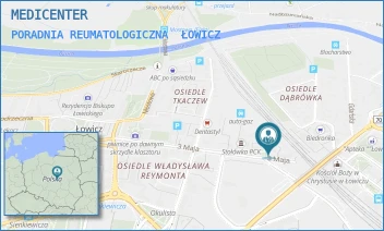 PORADNIA REUMATOLOGICZNA - MEDICENTER - UL. 3 MAJA 15,  ŁOWICZ