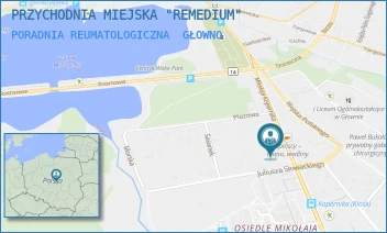 PORADNIA REUMATOLOGICZNA - PRZYCHODNIA MIEJSKA "REMEDIUM" - UL. MIKOŁAJA KOPERNIKA 19A,  GŁOWNO