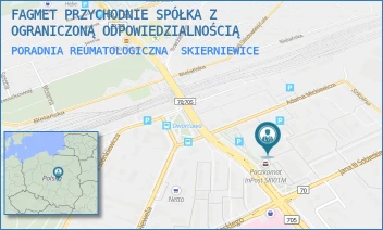PORADNIA REUMATOLOGICZNA - FAGMET PRZYCHODNIE SPÓŁKA Z OGRANICZONĄ ODPOWIEDZIALNOŚCIĄ - UL. JANA III SOBIESKIEGO 29,  SKIERNIEWICE