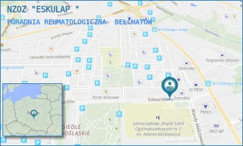 PORADNIA REUMATOLOGICZNA - NZOZ "ESKULAP " - UL. EDWARDÓW 3A,  BEŁCHATÓW