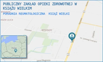 PORADNIA REUMATOLOGICZNA - PUBLICZNY ZAKŁAD OPIEKI ZDROWOTNEJ W KSIĄŻU WIELKIM - UL. WARSZAWSKA 17A,  KSIĄŻ WIELKI