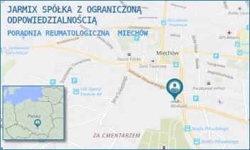 PORADNIA REUMATOLOGICZNA - JARMIX SPÓŁKA Z OGRANICZONĄ ODPOWIEDZIALNOŚCIĄ - UL. JÓZEFA PIŁSUDSKIEGO 12,  MIECHÓW