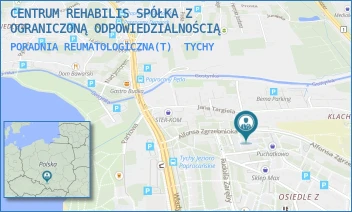 PORADNIA REUMATOLOGICZNA(T) - CENTRUM REHABILIS SPÓŁKA Z OGRANICZONĄ ODPOWIEDZIALNOŚCIĄ - UL. ALFONSA ZGRZEBNIOKA 18-20,  TYCHY