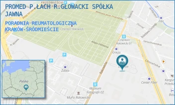 PORADNIA REUMATOLOGICZNA - PROMED P.ŁACH R.GŁOWACKI SPÓŁKA JAWNA - UL. OLSZAŃSKA 5G,  KRAKÓW-ŚRÓDMIEŚCIE