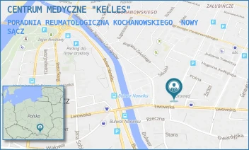 PORADNIA REUMATOLOGICZNA KOCHANOWSKIEGO - CENTRUM MEDYCZNE "KELLES" - KOCHANOWSKIEGO 2,  NOWY SĄCZ
