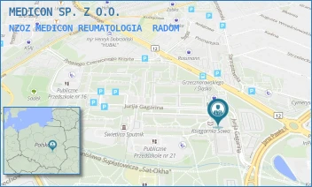 NZOZ MEDICON REUMATOLOGIA - MEDICON SP. Z O.O. - GAGARINA 1,  RADOM