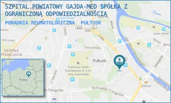PORADNIA REUMATOLOGICZNA - SZPITAL POWIATOWY GAJDA-MED SPÓŁKA Z OGRANICZONĄ ODPOWIEDZIALNOŚCIĄ - 3 MAJA 5,  PUŁTUSK