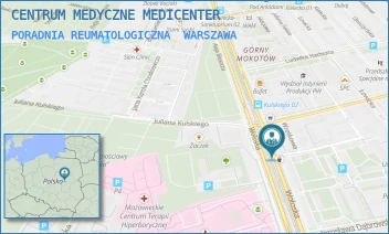 PORADNIA REUMATOLOGICZNA - CENTRUM MEDYCZNE MEDICENTER - WOŁOSKA 88,  WARSZAWA
