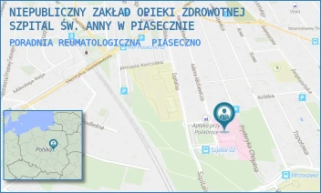 PORADNIA REUMATOLOGICZNA - NIEPUBLICZNY ZAKŁAD OPIEKI ZDROWOTNEJ SZPITAL ŚW. ANNY W PIASECZNIE - MICKIEWICZA 39,  PIASECZNO