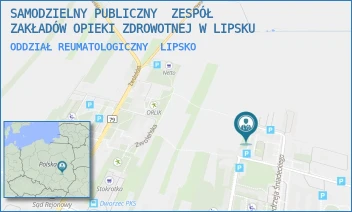 ODDZIAŁ REUMATOLOGICZNY - SAMODZIELNY PUBLICZNY  ZESPÓŁ ZAKŁADÓW OPIEKI ZDROWOTNEJ W LIPSKU - JĘDRZEJA ŚNIADECKIEGO 2,  LIPSKO