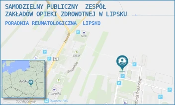 PORADNIA REUMATOLOGICZNA - SAMODZIELNY PUBLICZNY  ZESPÓŁ ZAKŁADÓW OPIEKI ZDROWOTNEJ W LIPSKU - JĘDRZEJA ŚNIADECKIEGO 2,  LIPSKO