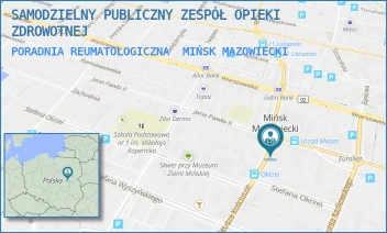 PORADNIA REUMATOLOGICZNA - SAMODZIELNY PUBLICZNY ZESPÓŁ OPIEKI ZDROWOTNEJ - KOŚCIUSZKI 9,  MIŃSK MAZOWIECKI