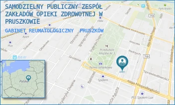 GABINET REUMATOLOGICZNY - SAMODZIELNY PUBLICZNY ZESPÓŁ ZAKŁADÓW OPIEKI ZDROWOTNEJ W PRUSZKOWIE - DRZYMAŁY 19/21,  PRUSZKÓW