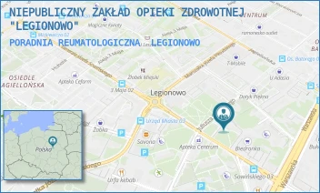 PORADNIA REUMATOLOGICZNA - NIEPUBLICZNY ZAKŁAD OPIEKI ZDROWOTNEJ "LEGIONOWO" - SOWIŃSKIEGO 4,  LEGIONOWO