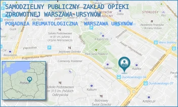 PORADNIA REUMATOLOGICZNA - SAMODZIELNY PUBLICZNY ZAKŁAD OPIEKI ZDROWOTNEJ WARSZAWA-URSYNÓW - ROMERA 4,  WARSZAWA URSYNÓW