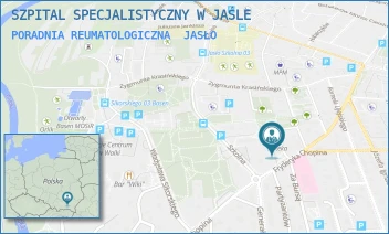 PORADNIA REUMATOLOGICZNA - SZPITAL SPECJALISTYCZNY W JAŚLE - UL. SZOPENA 38,  JASŁO
