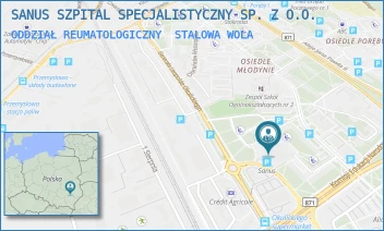 ODDZIAŁ REUMATOLOGICZNY - SANUS SZPITAL SPECJALISTYCZNY SP. Z O.O. - UL. WOJSKA POLSKIEGO 5,  STALOWA WOLA