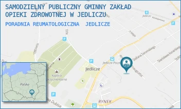 PORADNIA REUMATOLOGICZNA - SAMODZIELNY PUBLICZNY GMINNY ZAKŁAD OPIEKI ZDROWOTNEJ W JEDLICZU - UL. ROMUALDA TRAUGUTTA 3,  JEDLICZE