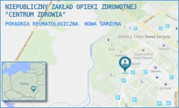 PORADNIA REUMATOLOGICZNA - NIEPUBLICZNY ZAKŁAD OPIEKI ZDROWOTNEJ "CENTRUM ZDROWIA" - UL. MARII KONOPNICKIEJ 4,  NOWA SARZYNA