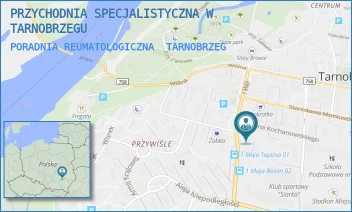 PORADNIA REUMATOLOGICZNA - PRZYCHODNIA SPECJALISTYCZNA W TARNOBRZEGU - UL. 1 MAJA 1,  TARNOBRZEG