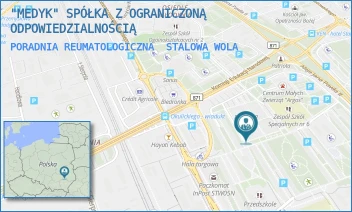 PORADNIA REUMATOLOGICZNA - "MEDYK" SPÓŁKA Z OGRANICZONĄ ODPOWIEDZIALNOŚCIĄ - UL. GENERAŁA LEOPOLDA OKULICKIEGO 36,  STALOWA WOLA