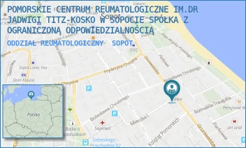 ODDZIAŁ REUMATOLOGICZNY - POMORSKIE CENTRUM REUMATOLOGICZNE IM.DR JADWIGI TITZ-KOSKO W SOPOCIE SPÓŁKA Z OGRANICZONĄ ODPOWIEDZIALNOŚCIĄ - UL. GRUNWALDZKA 1/3,  SOPOT