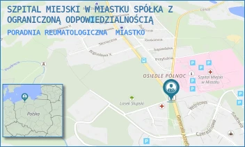 PORADNIA REUMATOLOGICZNA - SZPITAL MIEJSKI W MIASTKU SPÓŁKA Z OGRANICZONĄ ODPOWIEDZIALNOŚCIĄ - GENERAŁA J. WYBICKIEGO  30,  MIASTKO