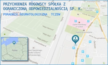 PORADNIA REUMATOLOGICZNA - PRZYCHODNIA ROGOWSCY SPÓŁKA Z OGRANICZONĄ ODPOWIEDZIALNOŚCIĄ - UL. 30 STYCZNIA 55,  TCZEW