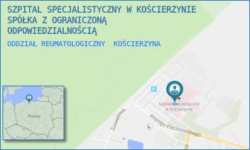 ODDZIAŁ REUMATOLOGICZNY - SZPITAL SPECJALISTYCZNY W KOŚCIERZYNIE SPÓŁKA Z OGRANICZONĄ ODPOWIEDZIALNOŚCIĄ - UL. A. PIECHOWSKIEGO 36,  KOŚCIERZYNA
