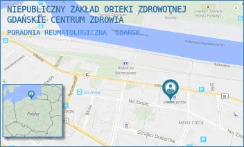 PORADNIA REUMATOLOGICZNA - NIEPUBLICZNY ZAKŁAD OPIEKI ZDROWOTNEJ GDAŃSKIE CENTRUM ZDROWIA - UL. OLIWSKA 62,  GDAŃSK