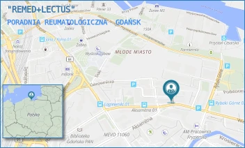 PORADNIA REUMATOLOGICZNA - "REMED+LECTUS" - UL. WAŁOWA 27,  GDAŃSK