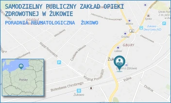 PORADNIA REUMATOLOGICZNA - SAMODZIELNY PUBLICZNY ZAKŁAD OPIEKI ZDROWOTNEJ W ŻUKOWIE - UL. POŻARNA 4,  ŻUKOWO