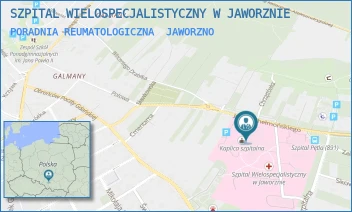 PORADNIA REUMATOLOGICZNA - SZPITAL WIELOSPECJALISTYCZNY W JAWORZNIE - UL. JÓZEFA CHEŁMOŃSKIEGO 28,  JAWORZNO