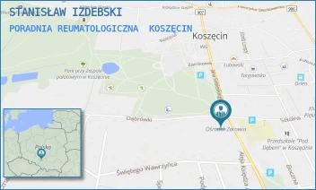 PORADNIA REUMATOLOGICZNA - STANISŁAW IZDEBSKI - UL. SOBIESKIEGO 8,  KOSZĘCIN