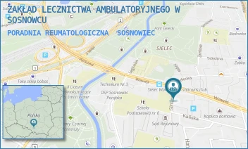 PORADNIA REUMATOLOGICZNA - ZAKŁAD LECZNICTWA AMBULATORYJNEGO W SOSNOWCU - UL. WAWEL 15,  SOSNOWIEC