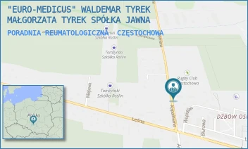 PORADNIA REUMATOLOGICZNA - "EURO-MEDICUS" WALDEMAR TYREK MAŁGORZATA TYREK SPÓŁKA JAWNA - UL. KOPALNIANA 4,  CZĘSTOCHOWA