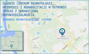 PORADNIA REUMATOLOGICZNA - ŚLĄSKIE CENTRUM REUMATOLOGII IM. GEN. JERZEGO ZIĘTKA W USTRONIU SPÓŁKA Z OGRANICZONĄ ODPOWIEDZIALNOŚCIĄ - UL. SZPITALNA 11,  USTROŃ