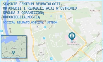 ODDZIAŁ REUMATOLOGICZNY - ŚLĄSKIE CENTRUM REUMATOLOGII IM. GEN. JERZEGO ZIĘTKA W USTRONIU SPÓŁKA Z OGRANICZONĄ ODPOWIEDZIALNOŚCIĄ - UL. SZPITALNA 11,  USTROŃ